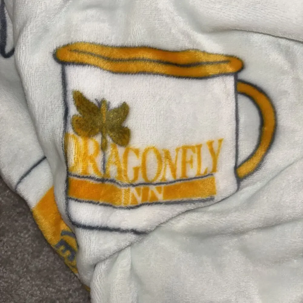 Gilmore Girls Coffee Mug Plush Throw Blanket 50” X 70” Dragonfly Inn Luke’s NEW
